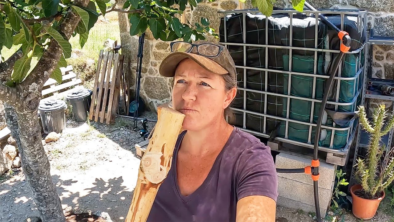 BUILDING WITH CHAINSAWS - The Compost Loo Project Continues - OFF GRID