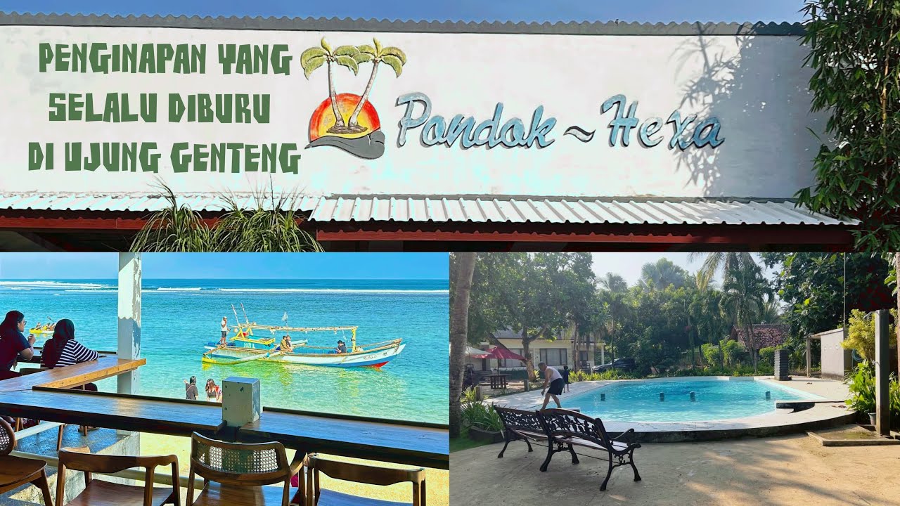 PONDOK HEXA PENGINAPAN VIEW PANTAI DI UJUNG GENTENG