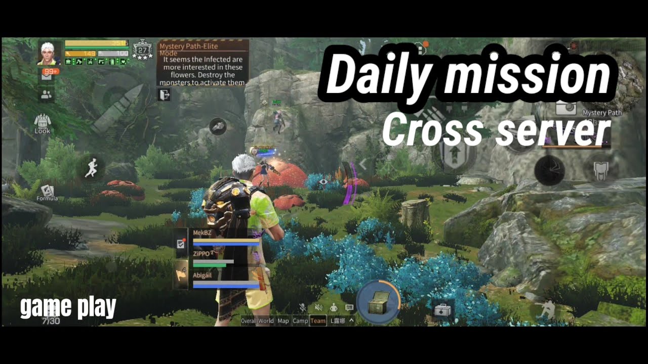 Daily mission LIFEAFTER Cross server || game play