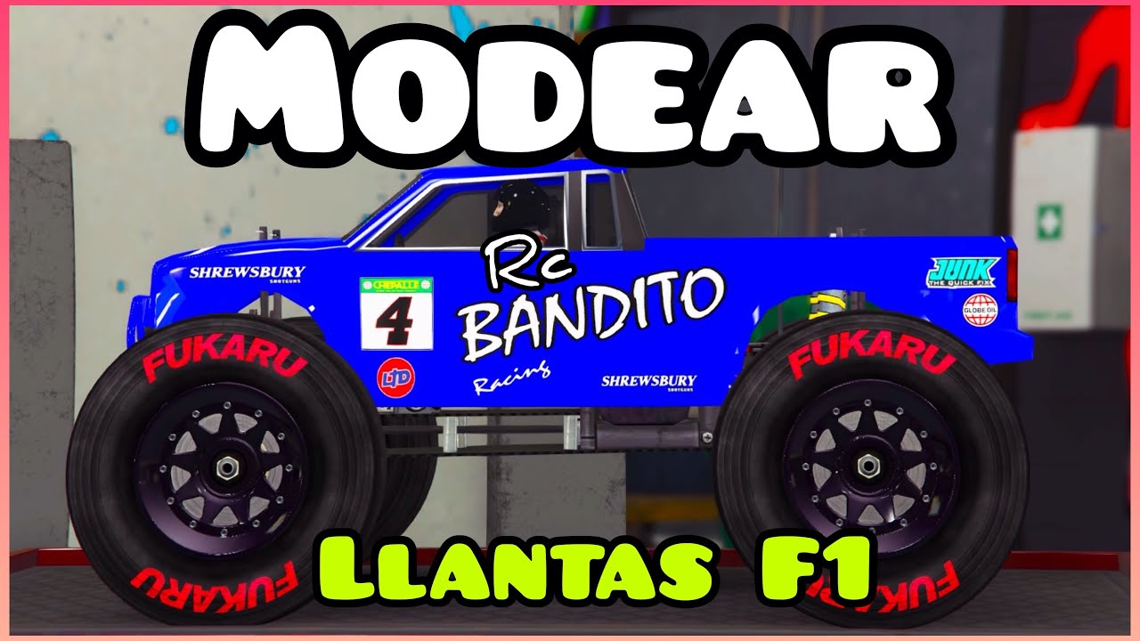 MODEAR RC BANDITO - LA FORMAS MAS FACIL - PONER RUEDAS F1 AL BANDITO SOLO SIN AYUDA - GTA 5 PS4 XBOX