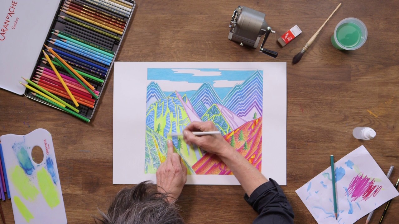 Caran d'Ache PRISMALO AQUARELLE - Long Edit (3 videos)