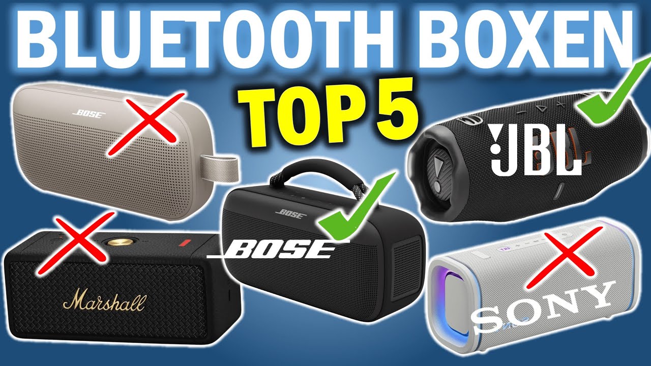 Beste Bluetooth Lautsprecher 2026 | Top-5 Bluetooth Speaker Vergleich