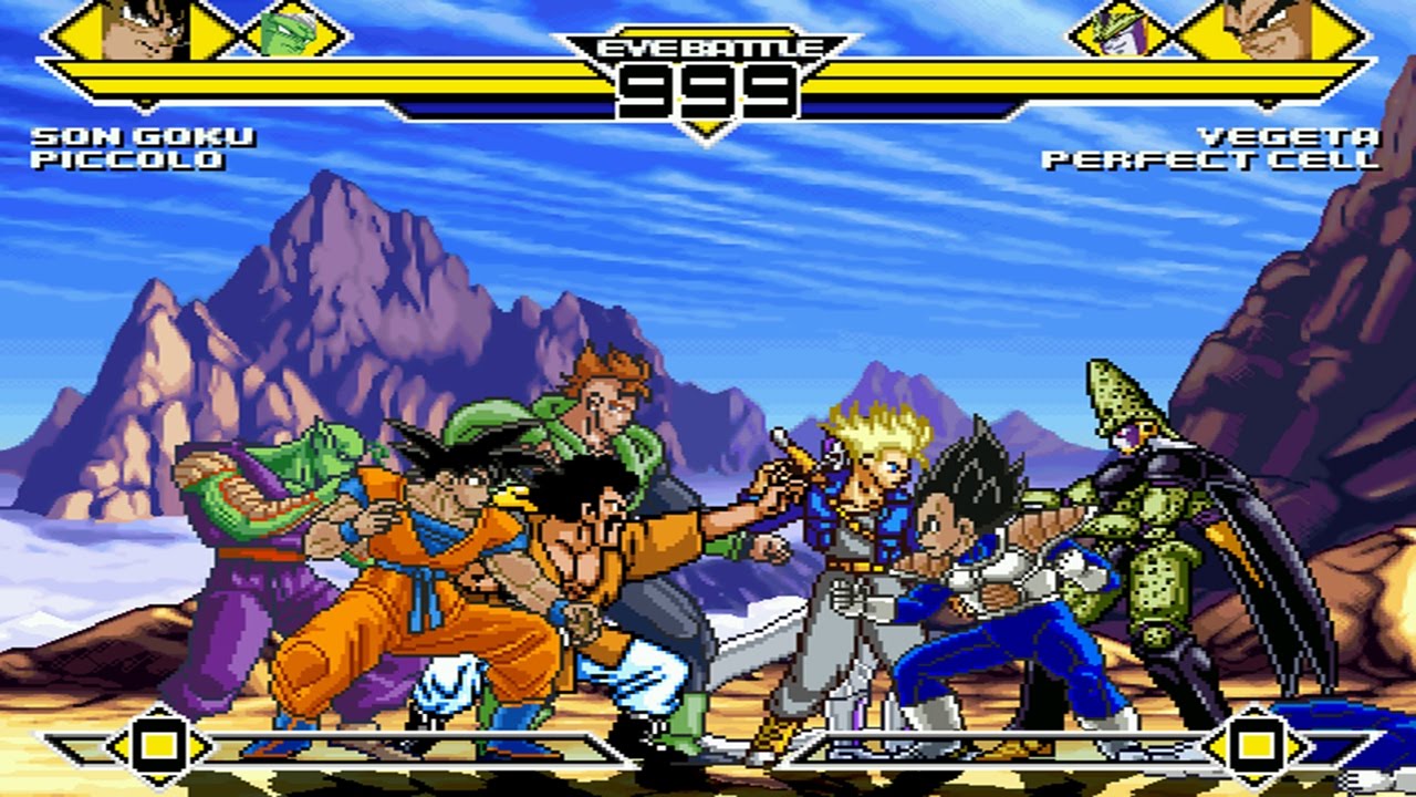 Dragon Ball Z Party 4v4 Patch MUGEN 1.0 Battle!!!