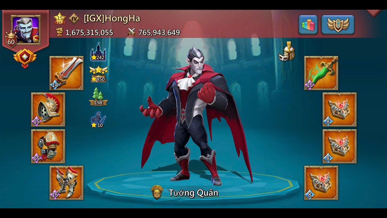 Review ACC siêu phẩm DOM3 của BOSS HongHa|Lords Mobile