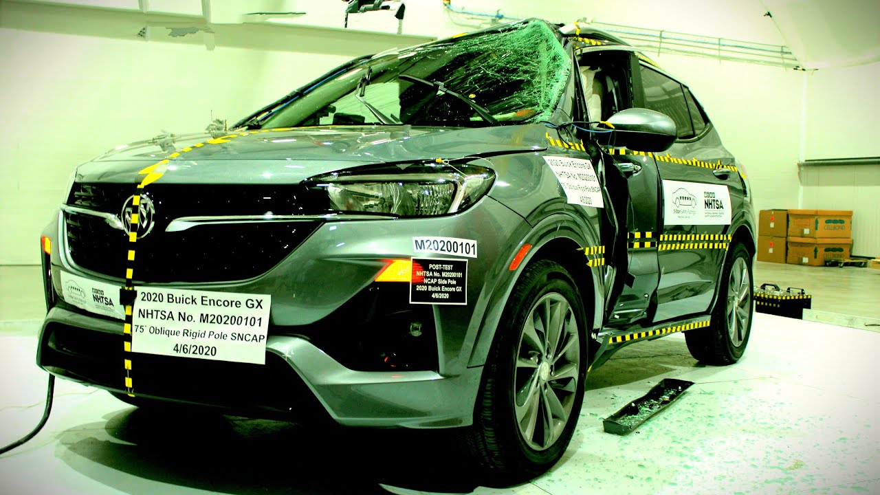 Buick Encore GX (2020) ALL Crash Tests (Front, Side, Side-Pole)