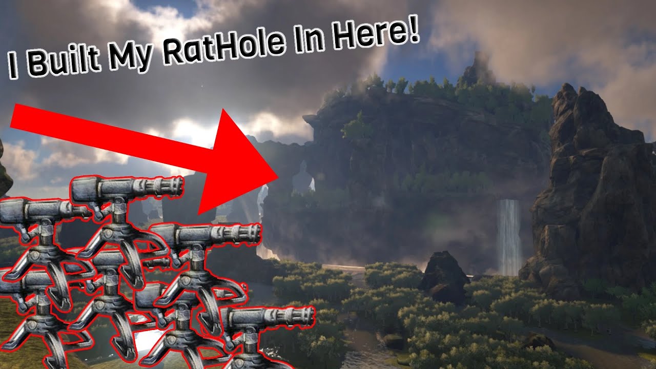 Building My RatHole On Ark: Survival Evolved! - Small Tribes Ep.2