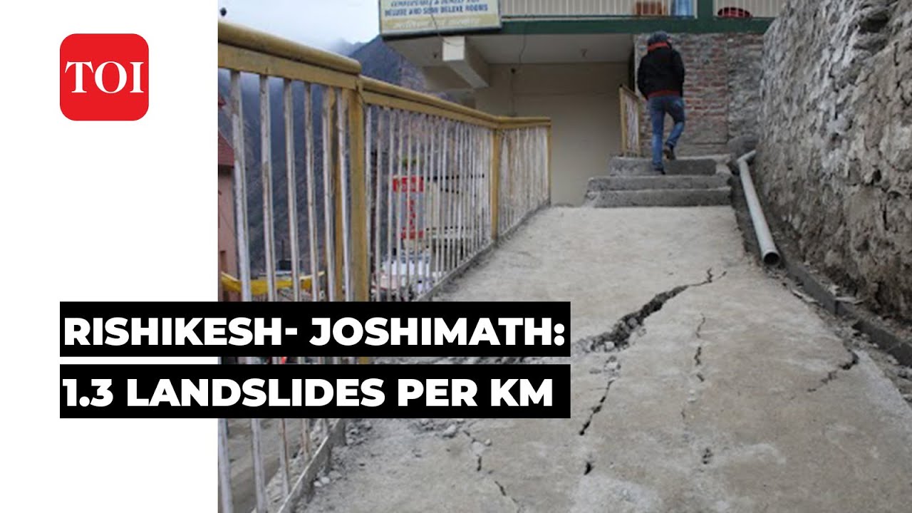 Rishikesh to Joshimath Road, damaged by 1.3 landslides, study reveals