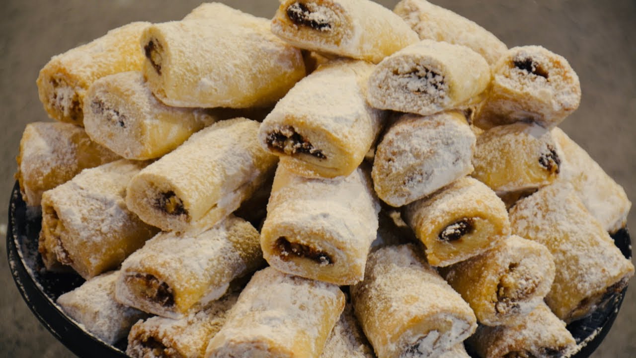 STARINSKE POSNE ROLNICE SA ORASIMA I PEKMEZOM (VEGAN WALNUT  COOKIES)