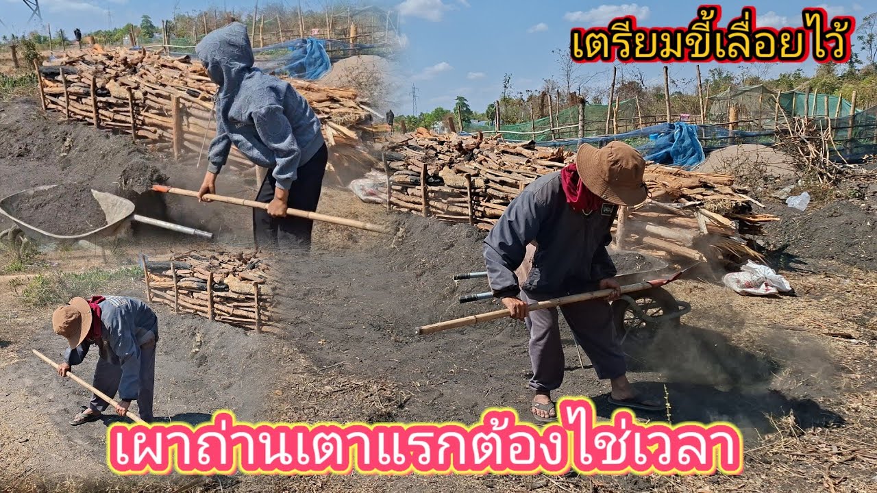 เผาถ่านเตาแรกต้องใช้เวลา พากันบุกตอนแดด  8 กุมภาพันธ์ ค.ศ. 2026