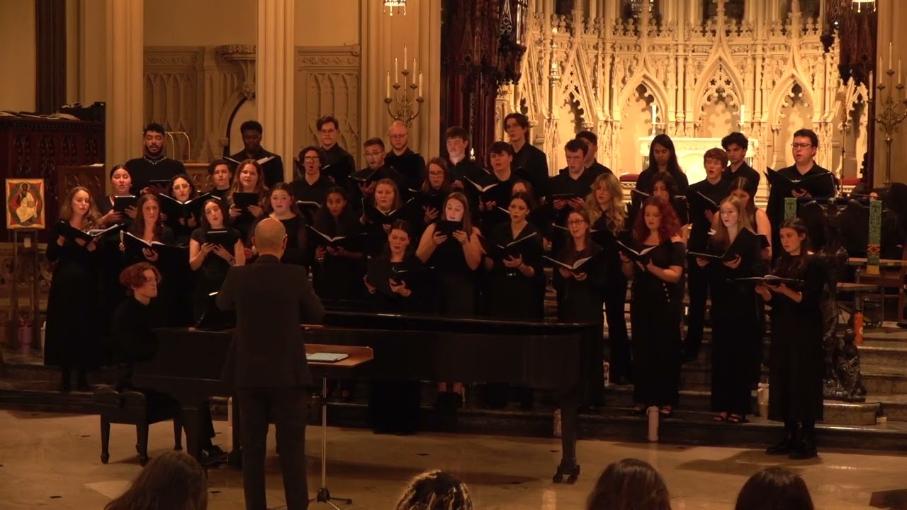 Hofstra Chamber Choir, (SATB) with David Fryling, performs 