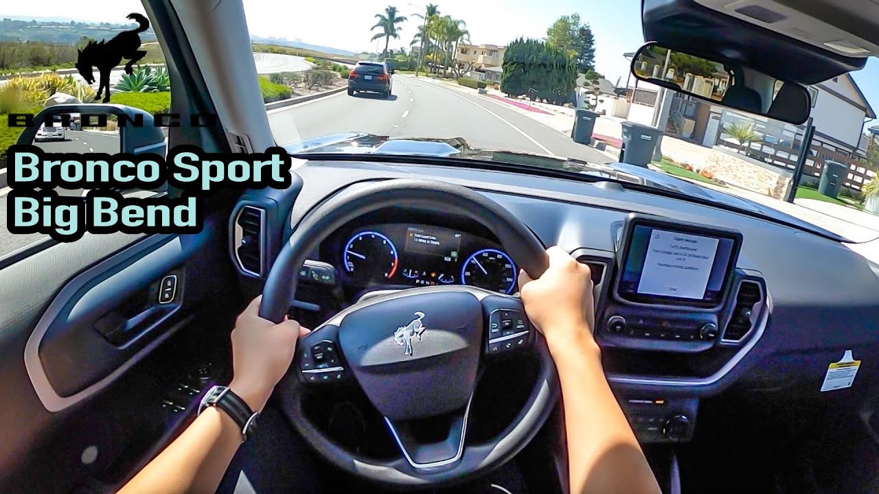 1.5L 3-Cylinder 2021 Ford Bronco Sport Big Bend POV Test Drive