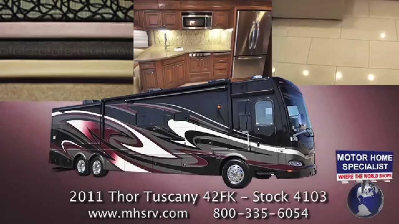2011 Thor Motor Coach Tuscany Damon RV for Sale at Motor Home Specialist