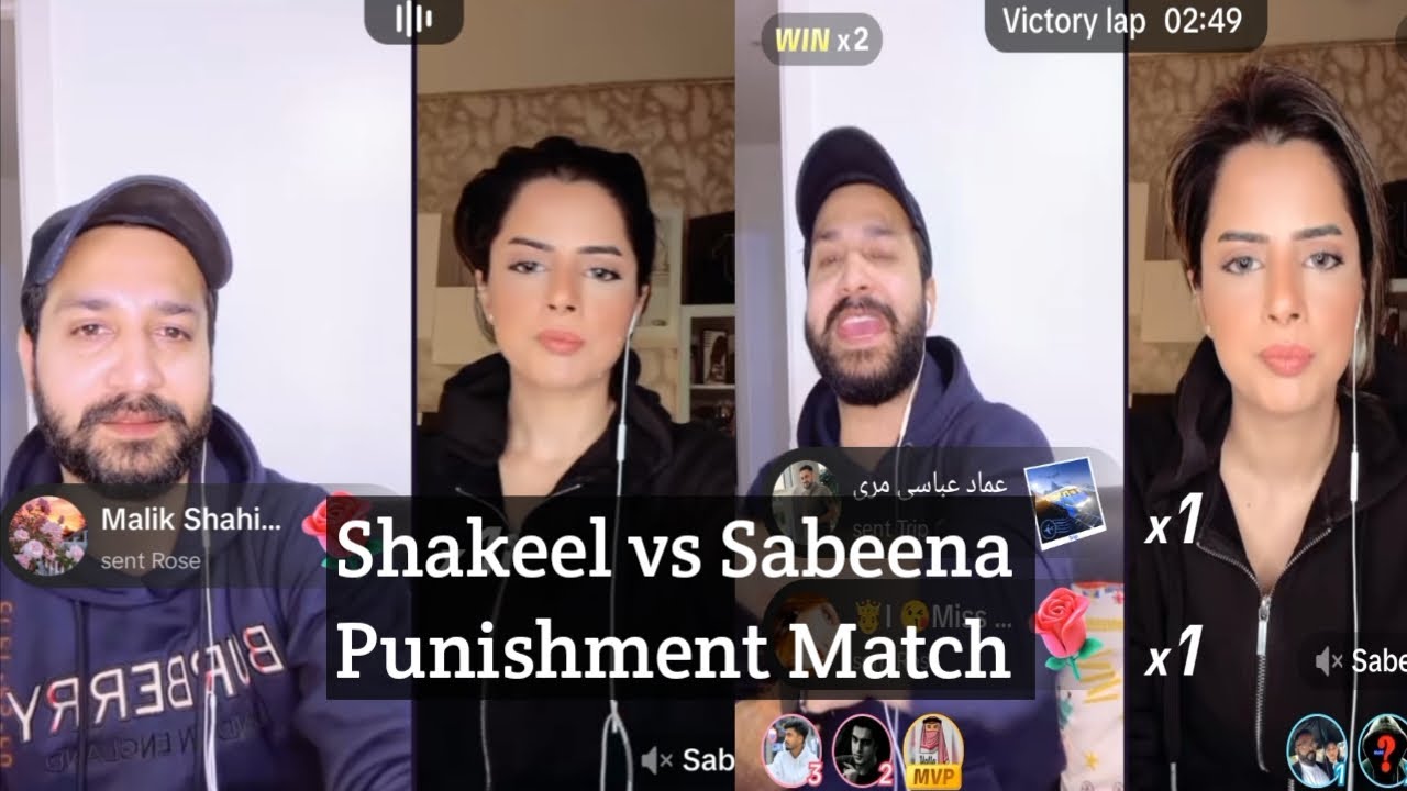 Shakeel Mehar  VS Sabeena  TikTok LIVE Match