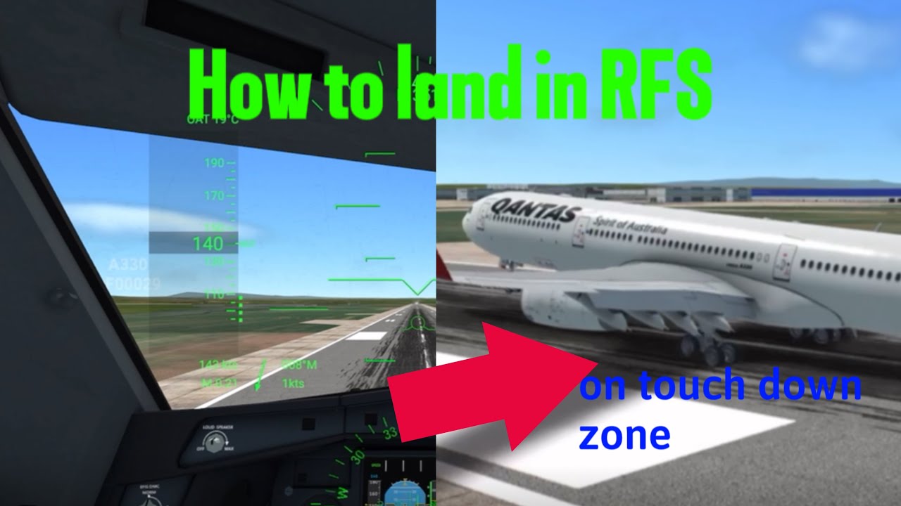 How to land properly in RFS-Real Flight Simulator