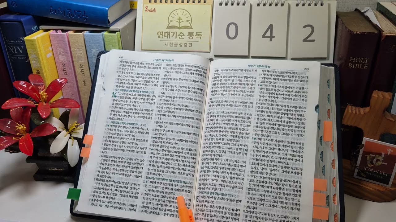 연대기순 통독 제42일(신13~18장)_새한글성경 