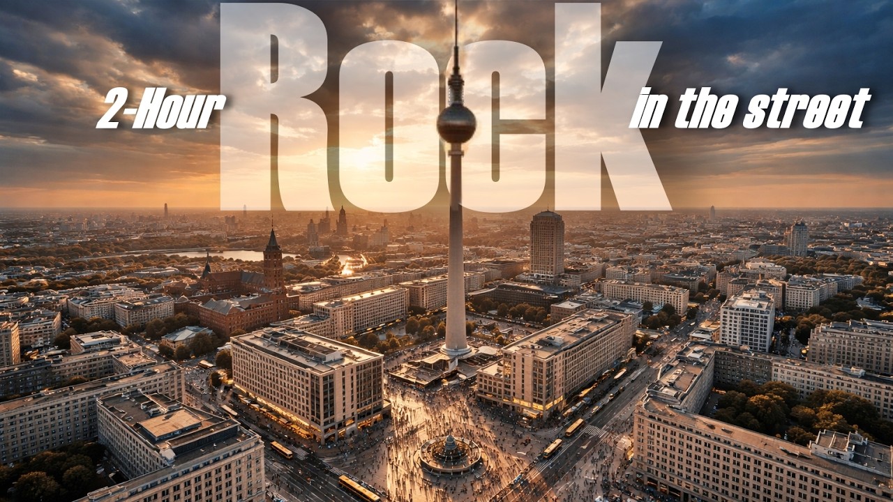 Street Rock Vibes 🎸 | 2 Hours Instrumental Rock Music for Energy & Focus 🎧