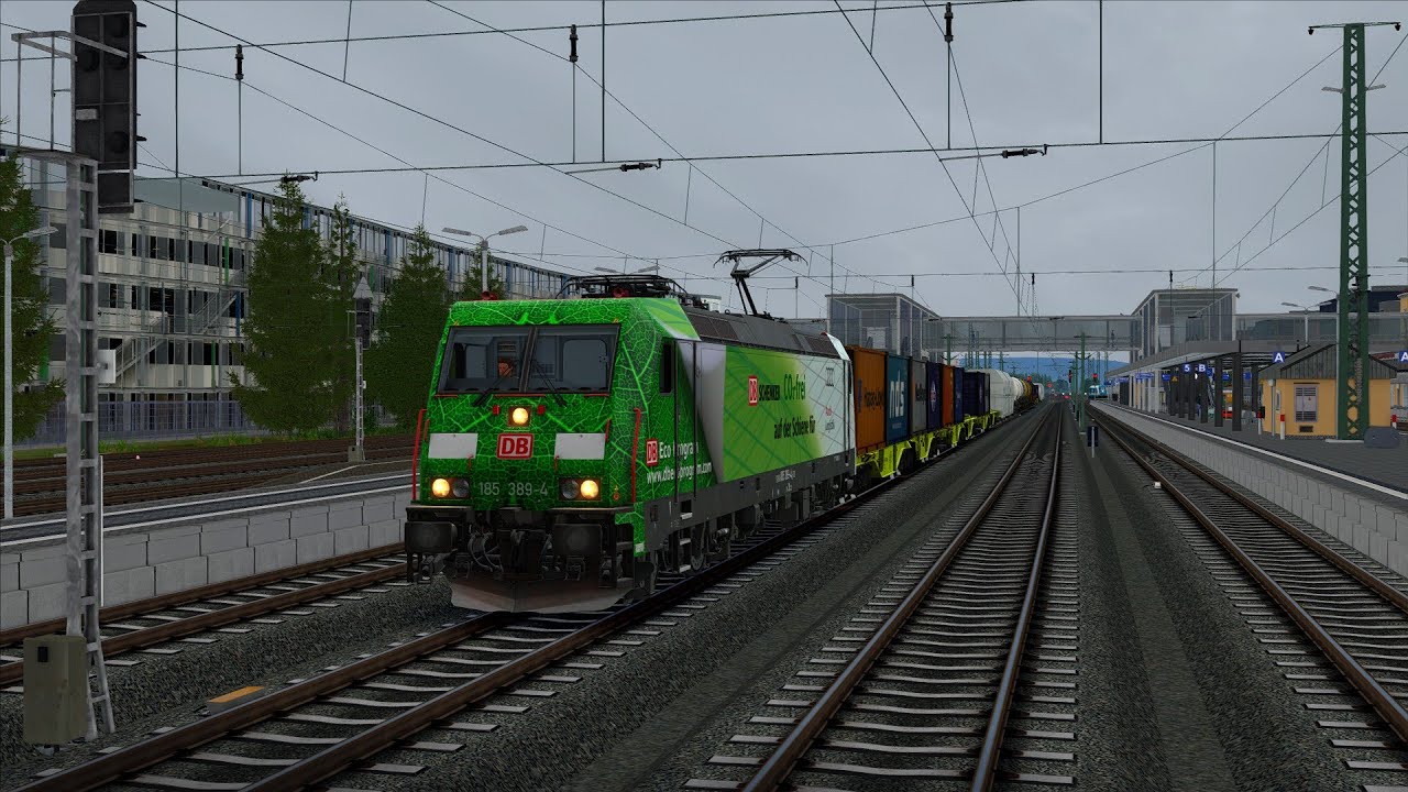 Train Simulator Folge 115 | GATX Güterzug nach Regensburg | BR 185 CO-2 | Zugkreuzungen