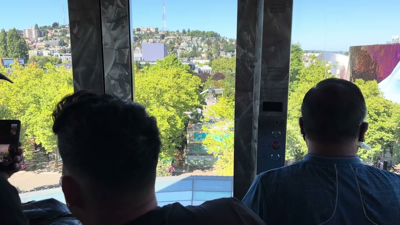 Seattle - Space Needle , Going to the top By Elevator
