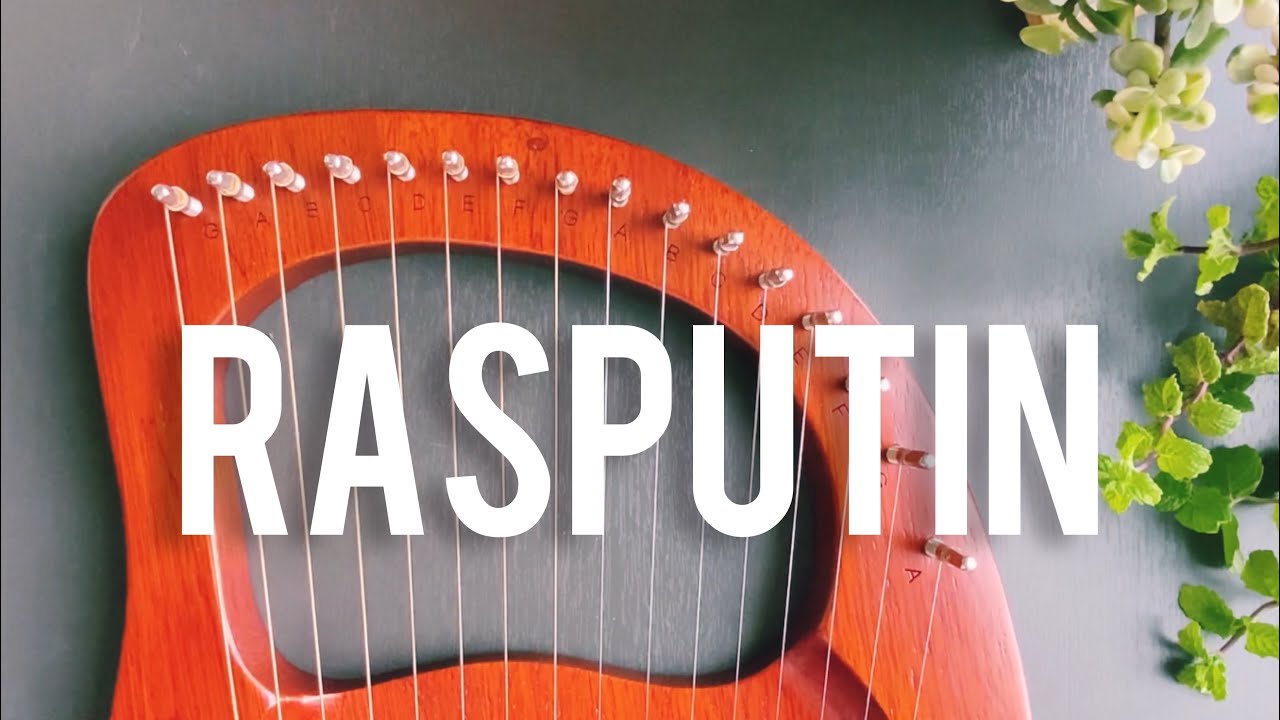 RASPUTIN - Boney M. | LYRE Harp Cover and Tutorial