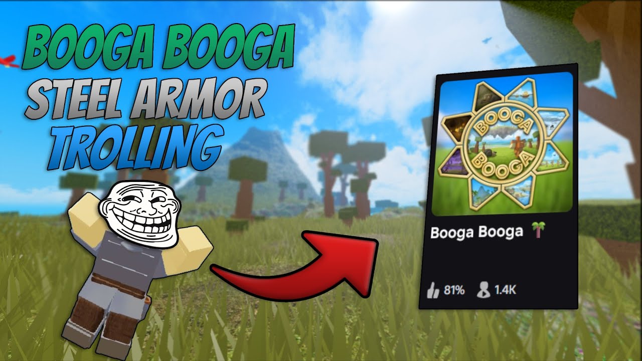 Trolling as a STEEL PLAYER! [BOOGA BOOGA]