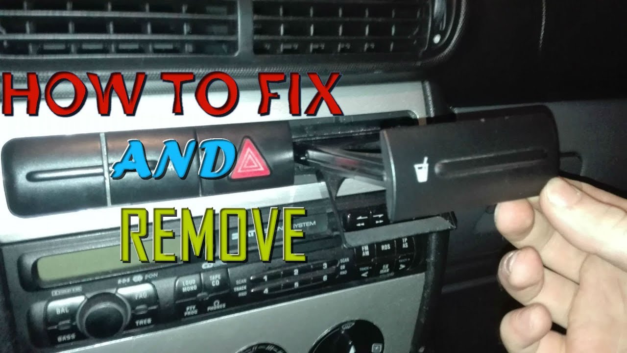 ''How To Remove And Fix The Drink Holder'' Leoni A3 8L~Bora, (Jak naprawić uchwyt na kubek)