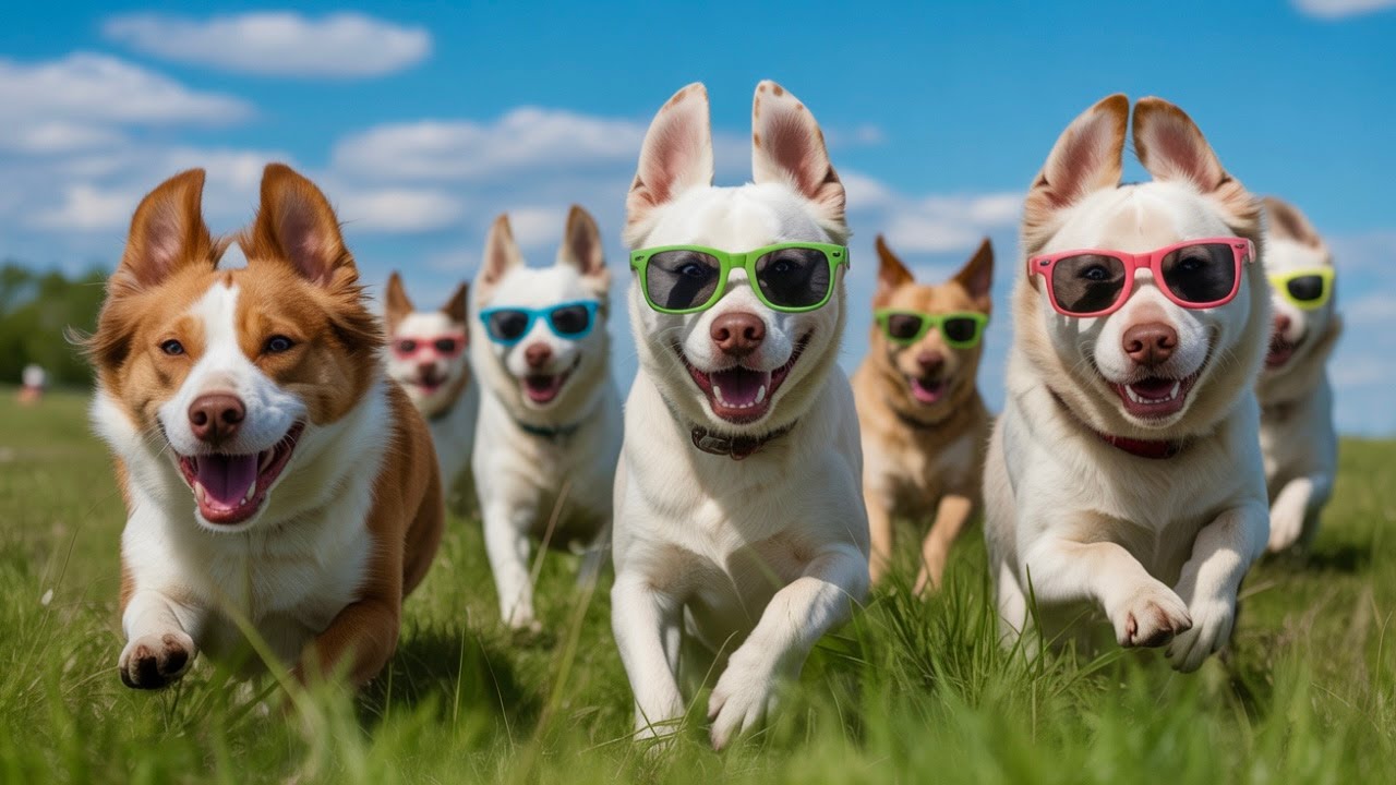 Happy Dogs Running 🐶☀️ | Cutest Squad Goals
