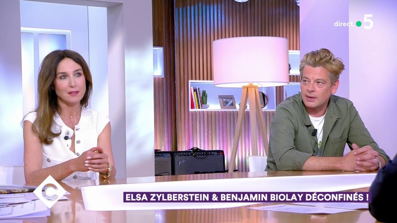Elsa Zylberstein et Benjamin Biolay déconfinés ! - C à Vous - 24/06/2020