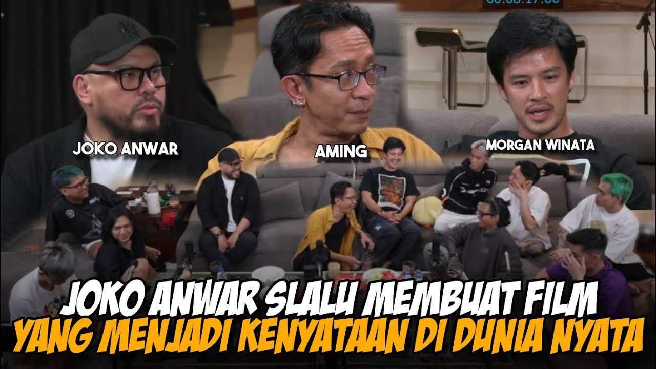 KEDATANGAN JOKO ANWAR, AMING, MORGAN🥳JOKO ANWAR SLALU MEMBUAT FILM NYA JADI KENYATAAN #marapthon3
