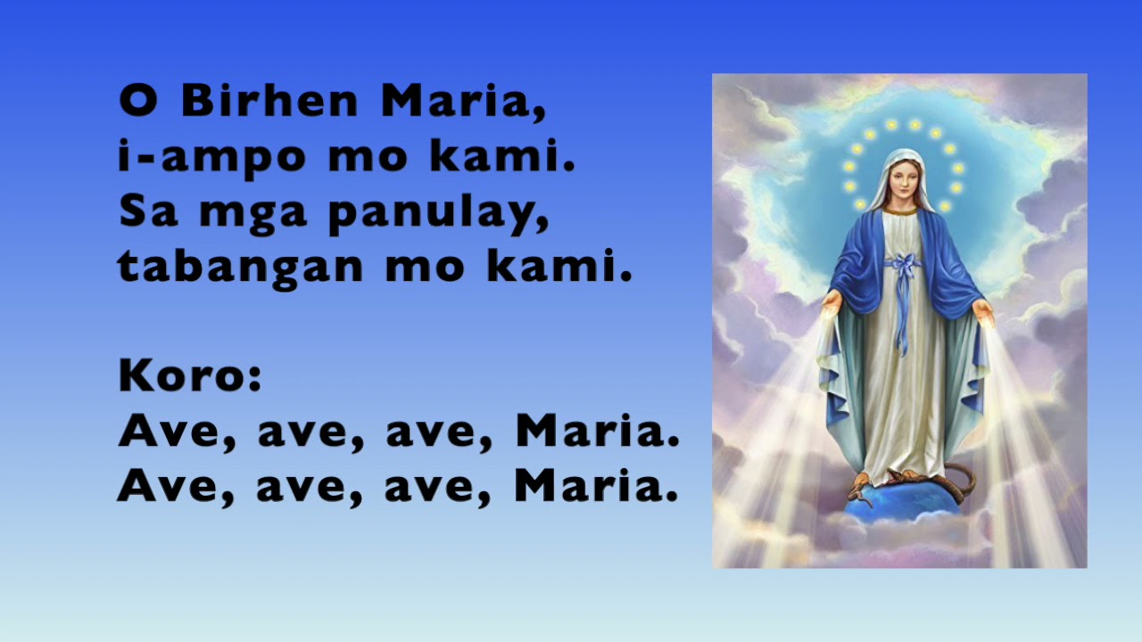 O Birhen Maria (Cebuano/Bisaya)