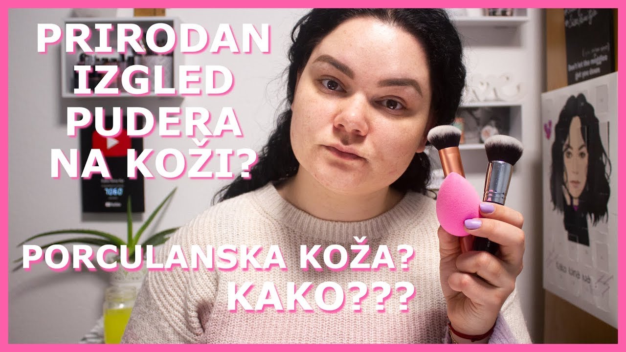 Kako postići PRIRODAN izgled PUDERA na koži? | Bez CAKEY efekta???