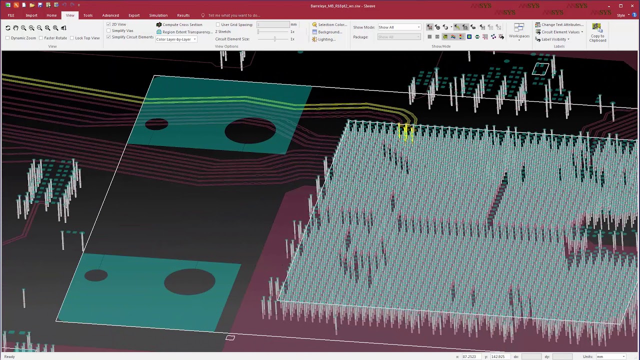 ANSYS SIwave: Определение областей HFSS в SIwave — Часть I
