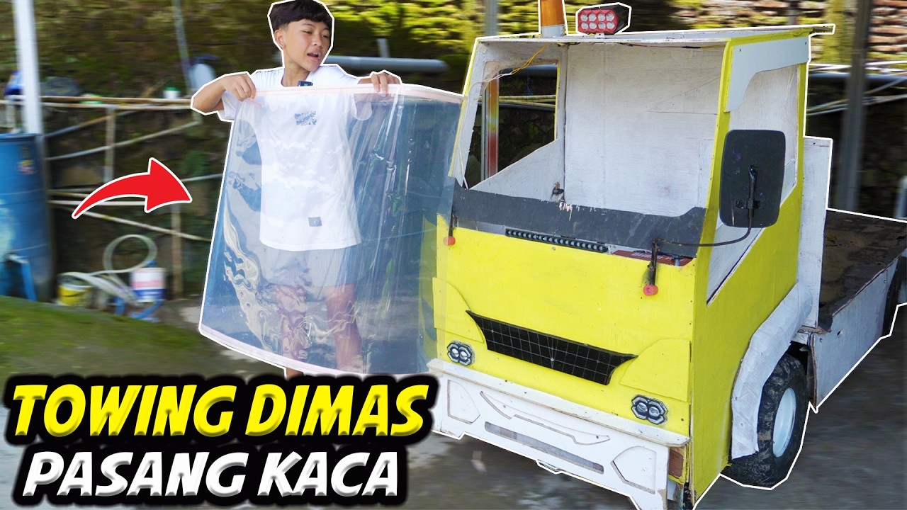 PASANG KACA TRUCK DIMAS!! TES KEKUATAN KACA SAAT HUJAN, GIMANA MENURUT KALIAN??🤔🤔