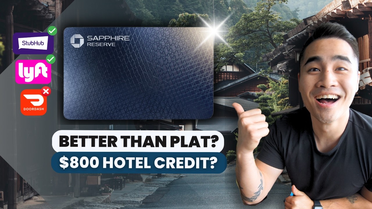 10 шагов к максимальной выгоде с Chase Sapphire Reserve в 2026 году | Новый отельный кредит на $800?
