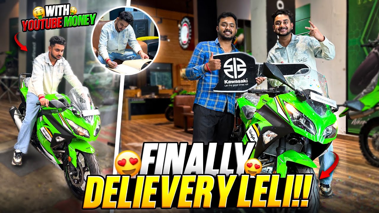 Kawasaki Ninja 300 2025 Delivery Vlog 🎉 | 🏍️ My Dream Bike is Finally Here!