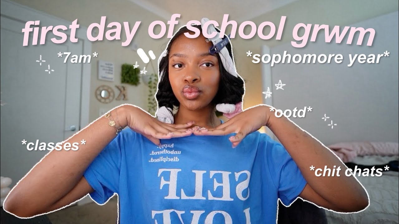 GRWM: FIRST DAY OF SCHOOL (sophomore year)