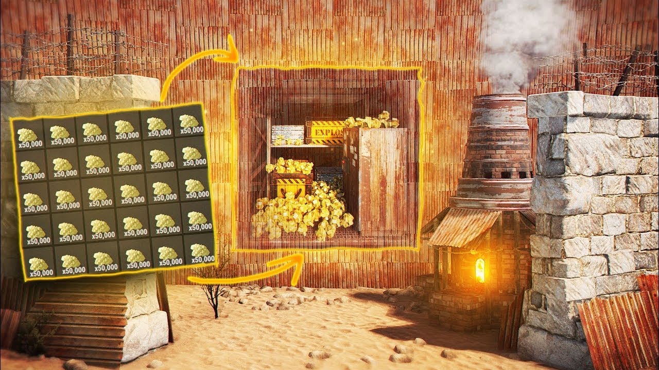 ✦ Rust ✦ Случайно нычка тауп алдым | Warkey | Solo