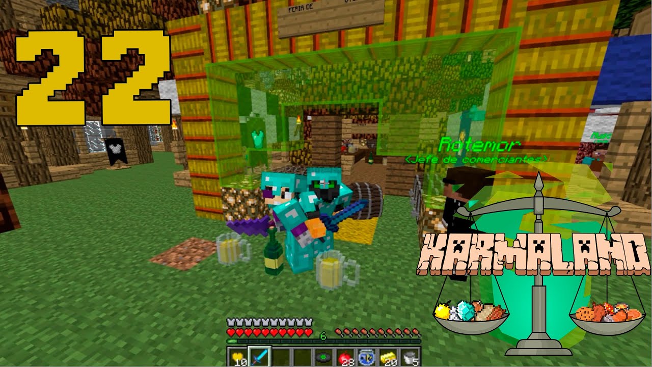 KARMALAND - ES EL DIA DE LA FIESTA - Episodio 22 - Minecraft serie de mods - sTaXx
