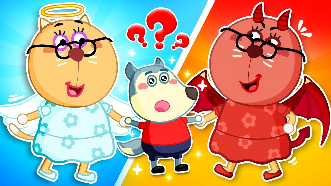 Profesora Buena vs Profesora Mala | ¿Ángel o Demonio? | Canciones infantiles para Niños