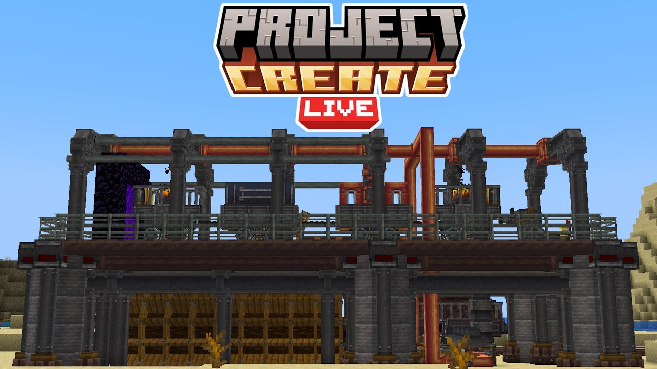 Rebuilding ALL my farms in Minecraft Create! (LIVE)