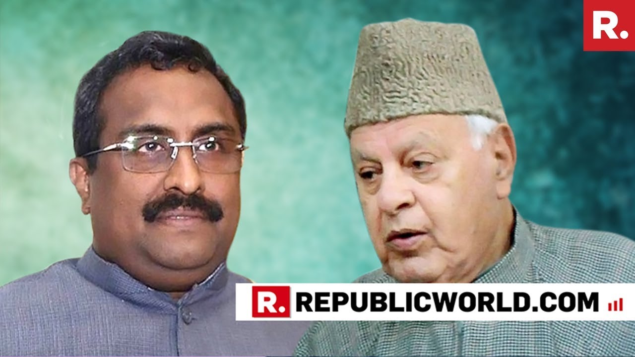 Farooq Abdullah Responds To Ram Madhav's 'Pak' Jibe