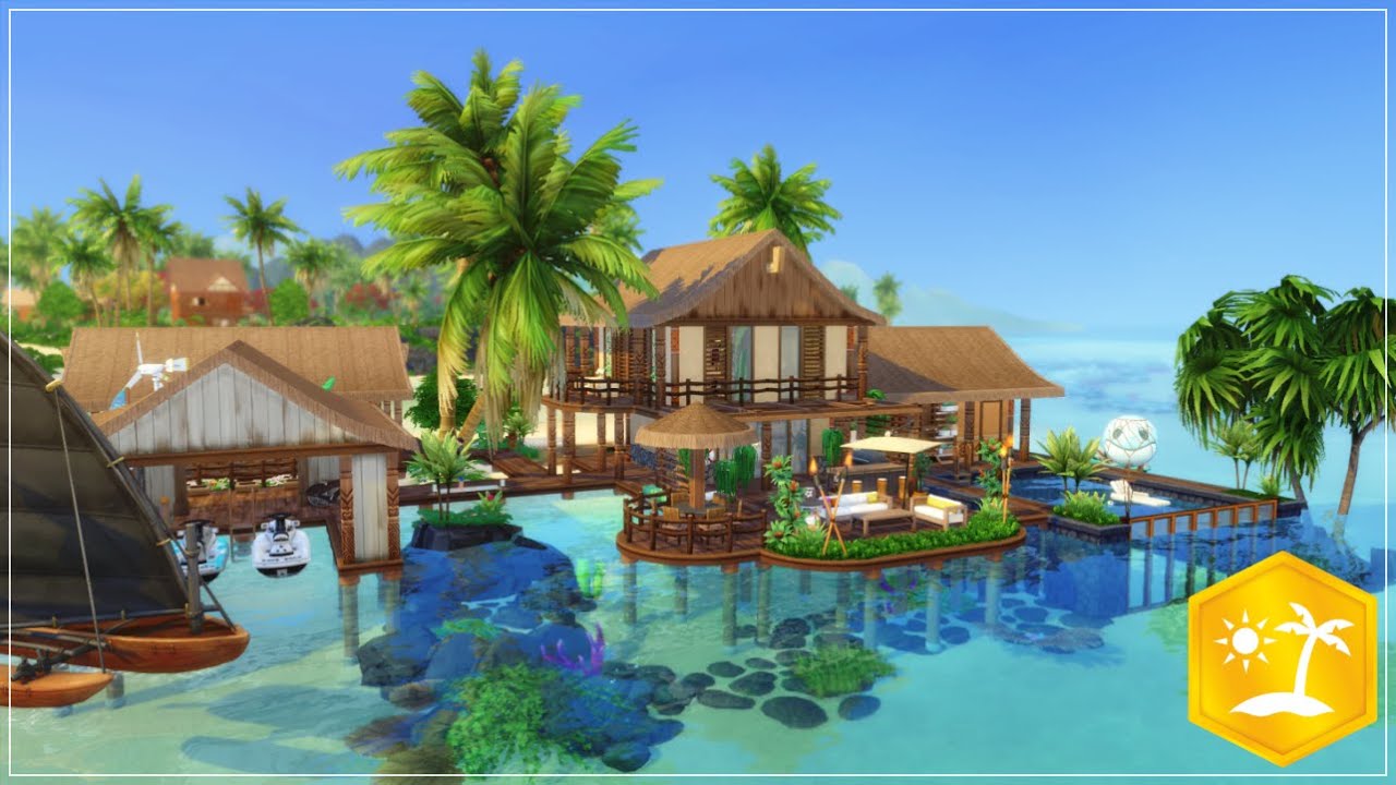 Sulani Familien Strandhaus ☀️ Die Sims 4 - Speedbuild