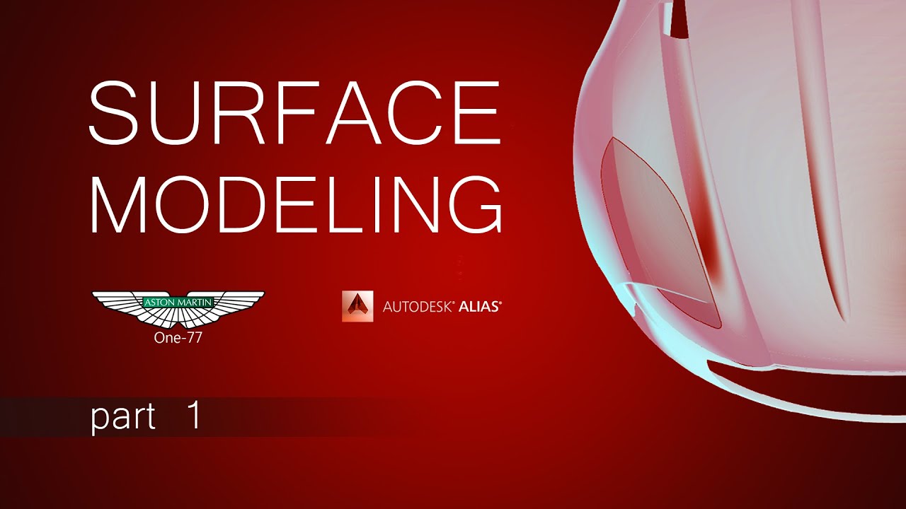 Surface modeling Aston Martin One-77, in the Alias surface (automotive) from AUTODESK | part 1