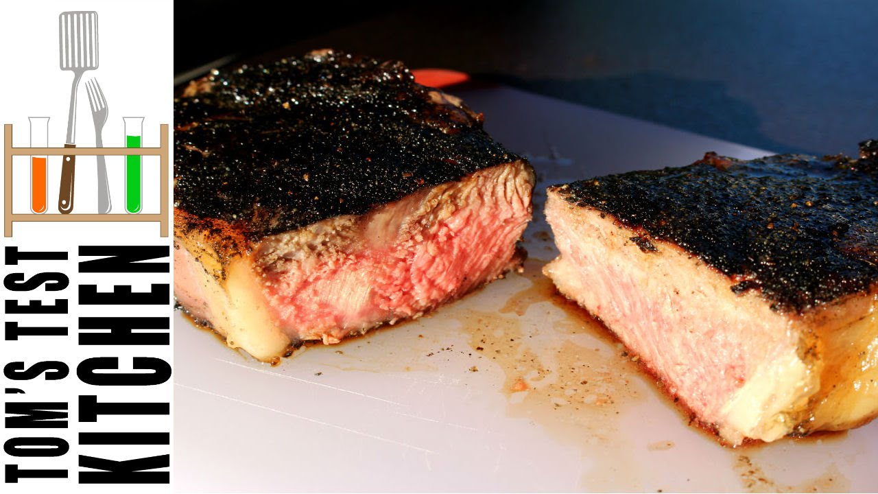 Reverse Sear Steak on the Saber IR Grill