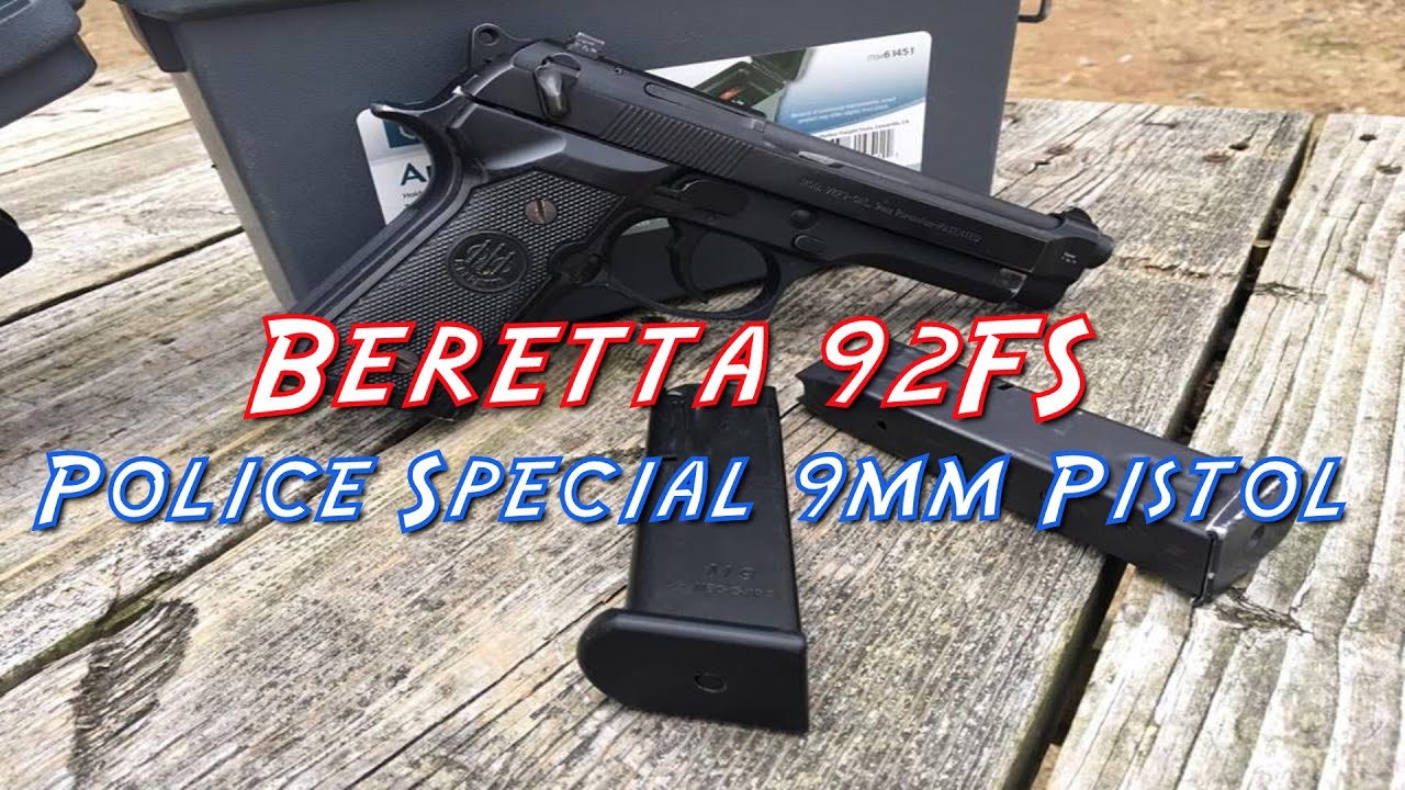 Beretta 92FS Police Special 9mm Semi Auto Pistol