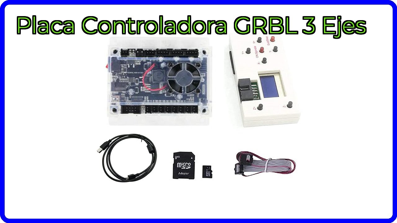 RESE&Ntilde;A (2025) : Placa Controladora GRBL 3 Ejes. DETALLES ESENCIALES