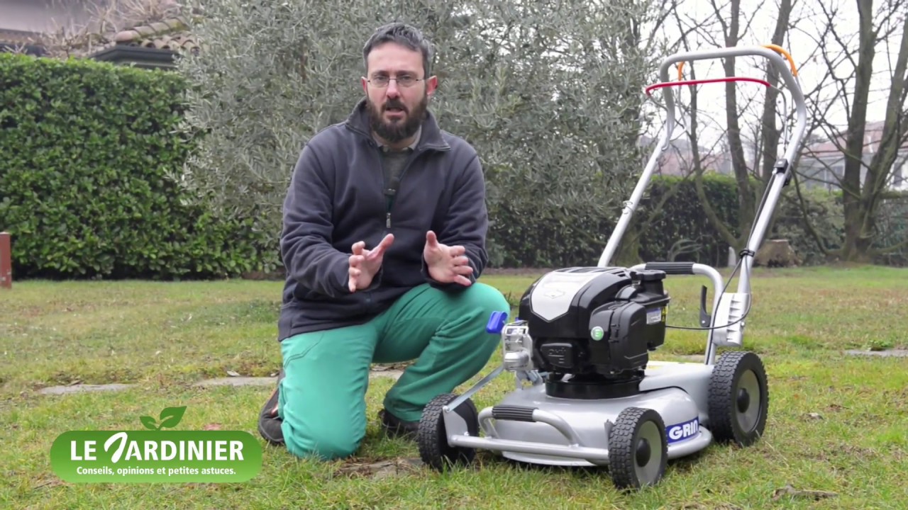1.LE JARDINIER - Comment fonctionne la tonte sans ramassage