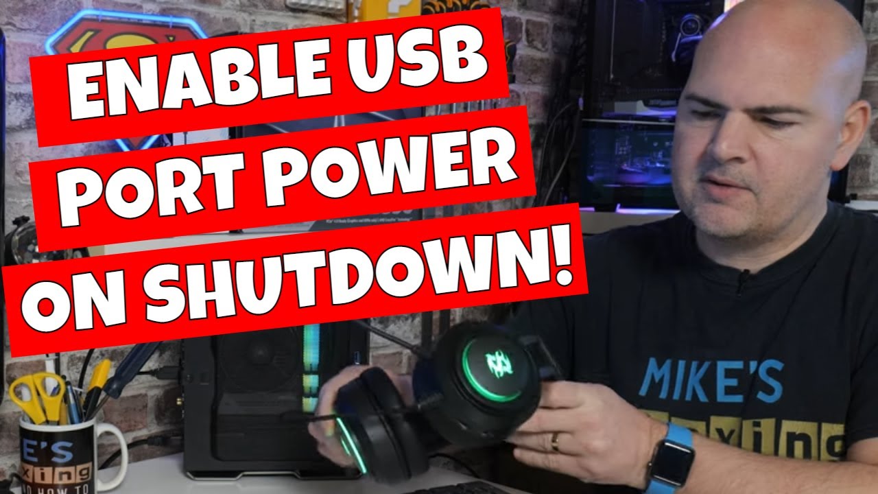 How To Turn On Or Off USB Ports On Shut Down ASROCK Motherboards