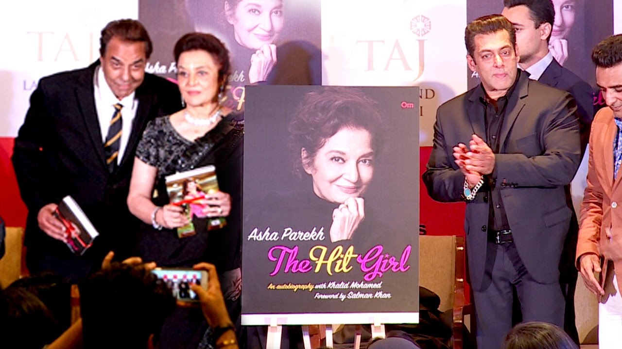 Salman Khan & Dharmendra Launch Asha Parekh's Autobiography 'The Hit Girl' Full Video HD