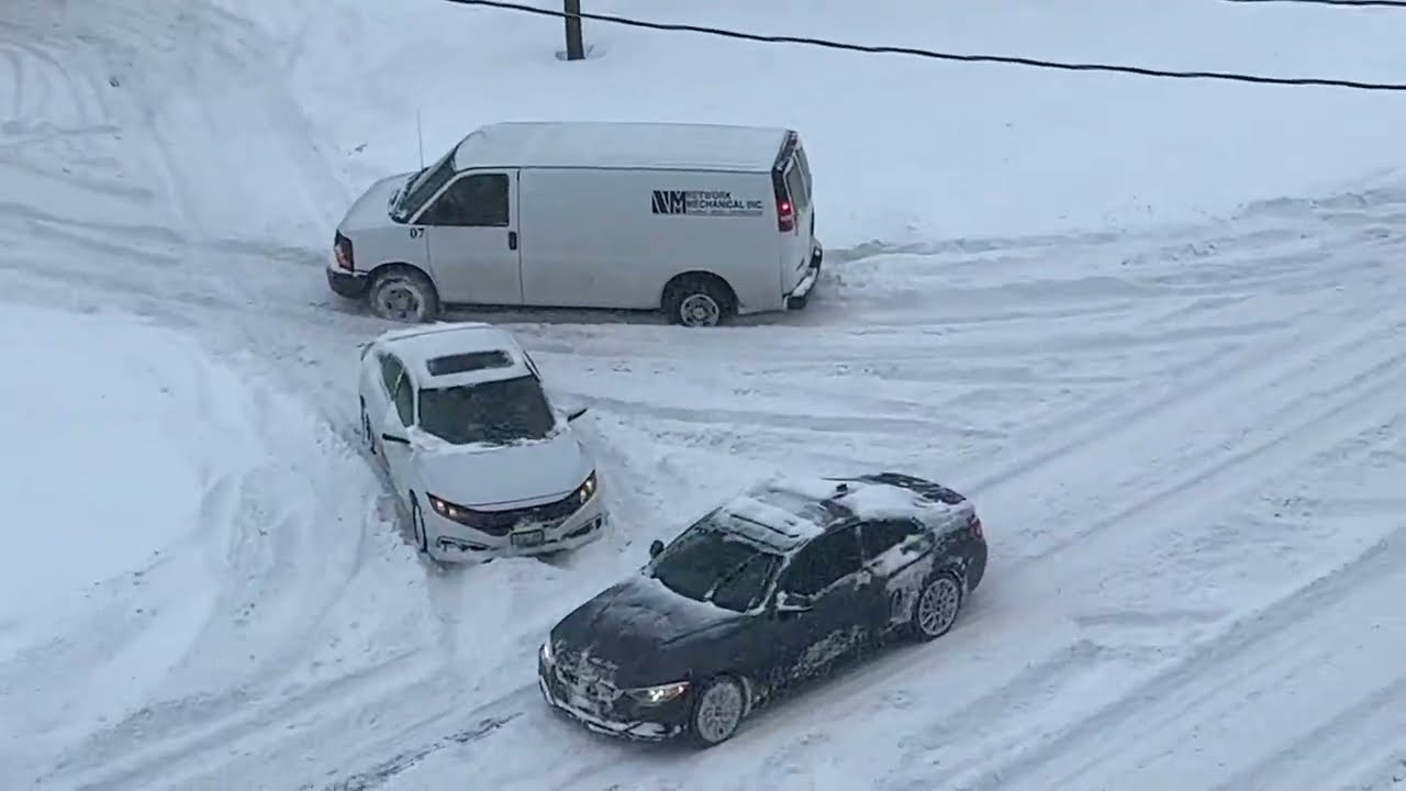 Toronto Snow Storm Footage