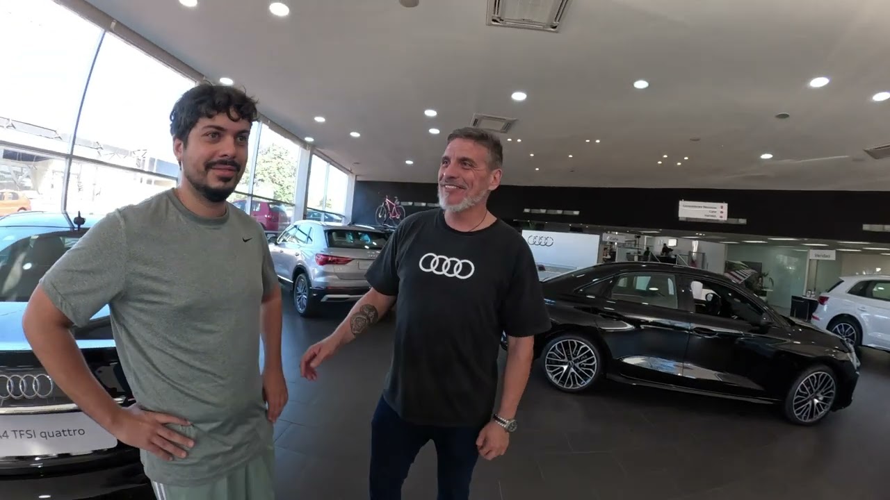 FUI COM TIO RONALDO NA AUDI
